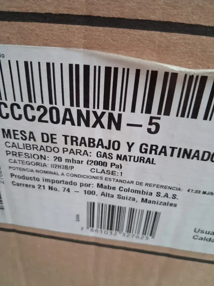 Estufa CCC20ANXN-5 — foto 4 de 4