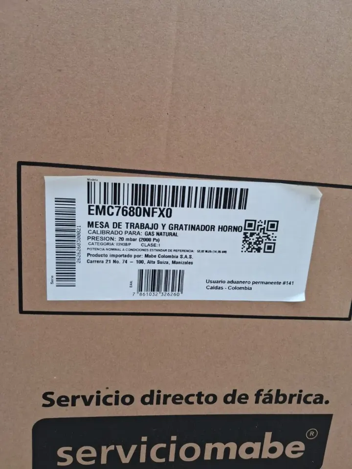 Estufa EMC7680NFX0 — foto 5 de 5